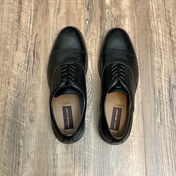 Fairlane Feawin Flex Black Mens Oxford Shoe Size 10 NWOB main image 2